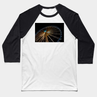 Colorful Ferris Wheel at Night, Niagara Baseball T-Shirt